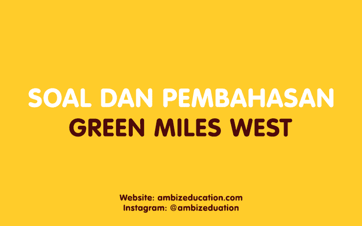 the name green miles west is